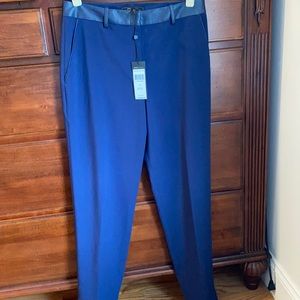 Bcbgmaxazria Faux Leather Trim Pants